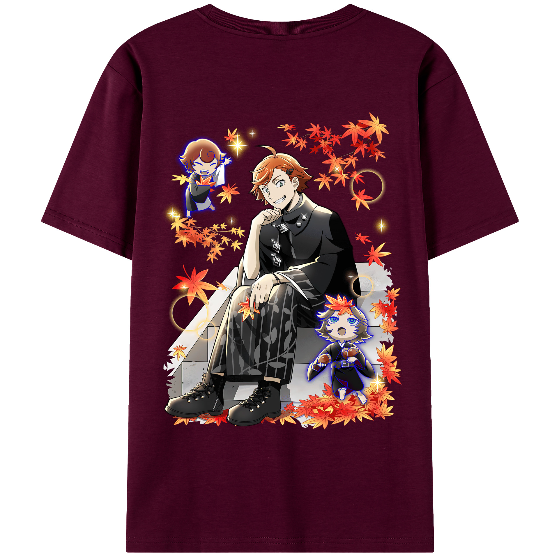 （画像用） 文豪ストレイドッグス Bungo Stray Dogs レディース半袖Tシャツ(バックプリント)